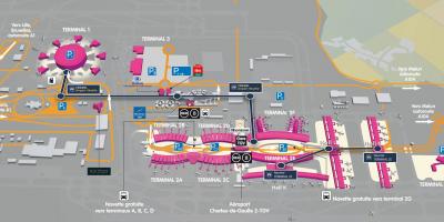 Карта аэрапорта Руасі