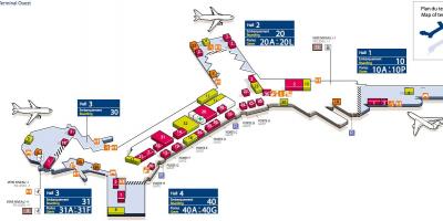 Карта аэрапорта Орлі